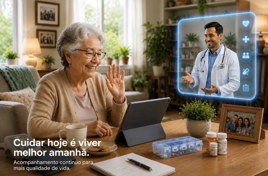 Cuidar hoje é viver melhor amanhã.